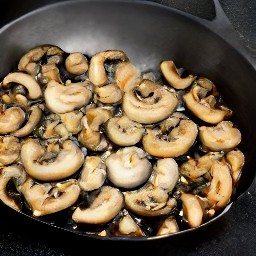 a stir-fry that has been cooked for 5 minutes.