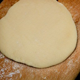 a ready dough that is 1/8-inch thick.