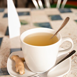 

Ginger tea is a vegan, gluten-free, egg-free, nut-free, soy-free and lactose-free hot drink made from delicious spices and herbs.
