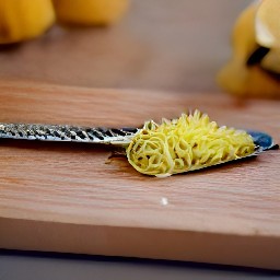 the zester will remove the lemon's outermost layer, which is full of flavorful oils.