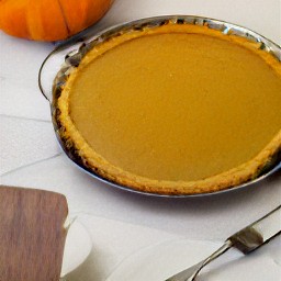 a pumpkin pie.