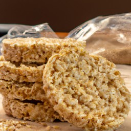 

Tasty and gluten-free rice cereal cookies with maple syrup are a delicious nut-free, soy-free snack made with white cake mix, butter and eggs.