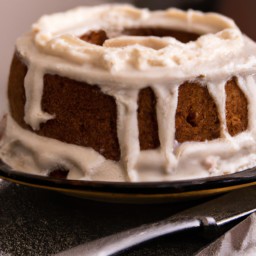 

This delicious, nuts-free chocolate cake is made of butter, brown sugar, eggs, all purpose flour, sour cream, whole milk and powdered sugar. Perfect for any dessert or baking occasion!