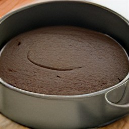 the cake pan should be taken out of the oven and set aside for 10 minutes to rest.