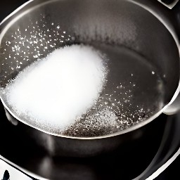 6 cups of hot water with 1 tsp of salt dissolved in it.