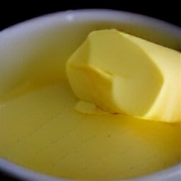 melted butter.