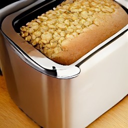 the bread machine will make nut bread using 1.25 cups of water, sunflower oil, lemon juice, salt, molasses, quick oatmeal, whole grain wheat flour and bread flour.