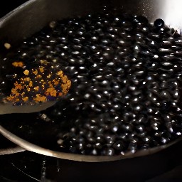 a dish of chipotle black beans.