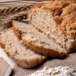 

Delicious Italian oat bread, vegan and free of eggs and nuts, made with all purpose flour and rolled oats for a wholesome treat.