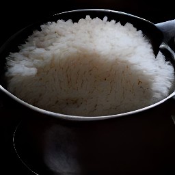 fluffed rice.