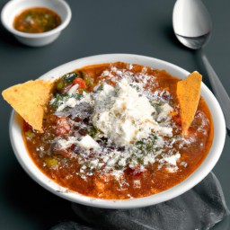 

Delicious and nutritious taco soup, made with a variety of beans & grains, vegetables and flavorful Mexican spices - it's gluten-free, eggs-free and nuts-free!
