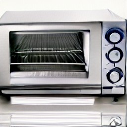 the toaster oven preheated for 15 minutes.