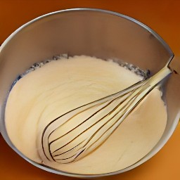 a bowl of batter.