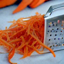 shredded carrots.