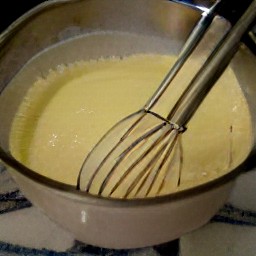 a cake batter.