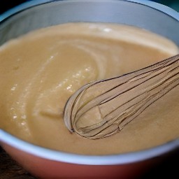 a cake batter.