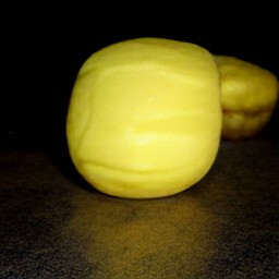 peeled potatoes.