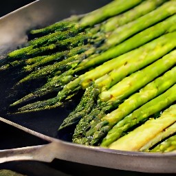 grilled asparagus.
