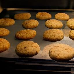 a baked item.