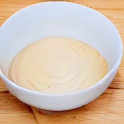 a bowl of batter.
