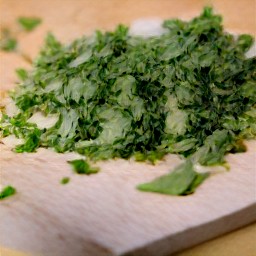 diced red onions, chopped tomatoes, and chopped cilantro.