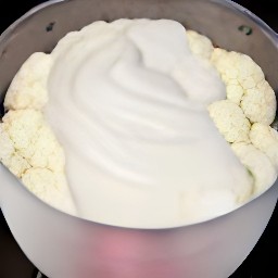 a cauliflower purée.