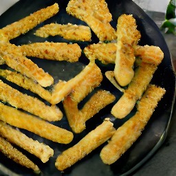 crispy breaded zucchini that can be enjoyed as a delicious side dish or appetizer.