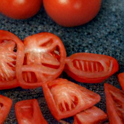 chopped tomatoes.