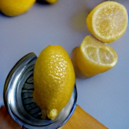 lemon juice.