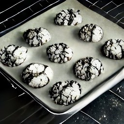 a cookie sheet with 12 baked cookies.