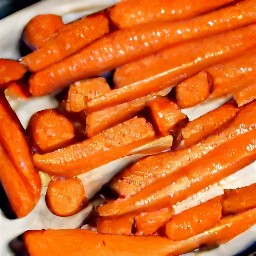 buttery roasted carrots.