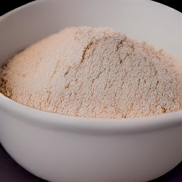 a dry mixture of all-purpose flour, whole-grain wheat flour, baking soda, and cinnamon.