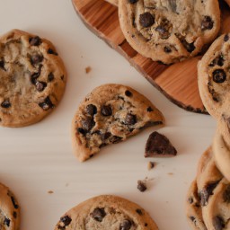 

These delicious, nuts-free and soy-free apple cookies with chocolate chips are a perfect dessert made from margarine, sugar, eggs, flour and apples for a wholesome treat!