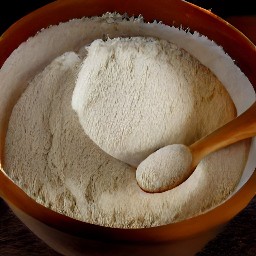 a dough made from bread flour, whole grain wheat flour, salt, granulated sugar, and yeast mixture.