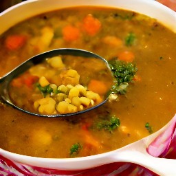 a savory black bean chili.