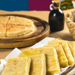 

Farinata is a delicious, vegan European Italian side dish made of chickpea flour. It's also gluten-free, eggs-free, nuts-free, soy-free and lactose free!