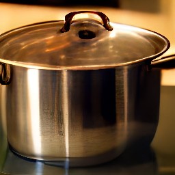 a pot that has been heated in the oven for 30 minutes.