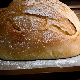 the bread was removed from the pot.