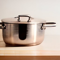 the pot is out of the oven.