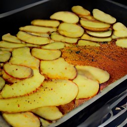 the baking tray is put back in the oven and baked for 20 minutes.