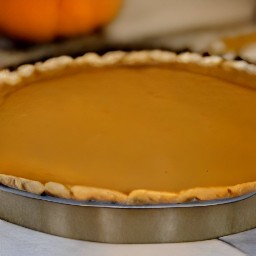 a cooled pie.