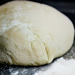 the dough should be mixed until it is a smooth consistency, then kneaded for 10 minutes.