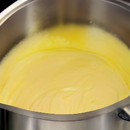 1.5 oz of melted unsalted butter.