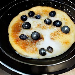 semi-cooked pancakes.