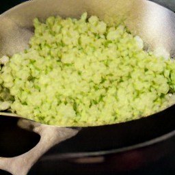 a garlic mixture.