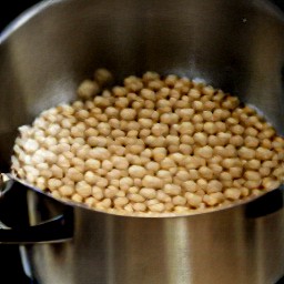 two cups of cooked chickpeas.