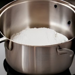 a mixture of all purpose flour and water.