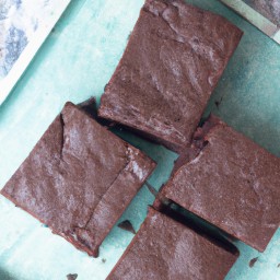 

Vegan brownies are a delicious American snack made with all purpose flour, brown sugar, granulated sugar, cocoa powder, vegetable oil and walnuts. Chocolate chips add an extra tartness to this scrumptious egg-free treat.
