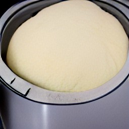 the bread machine will mix the water, shortening, granulated sugar, wheat gluten, all-purpose flour, yeast and salt together and then knead the dough for 30 minutes.