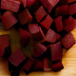 cubes of beets.